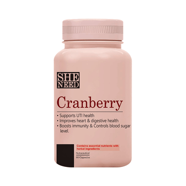 SheNeed Crave for Cranberry 400mg Capsule