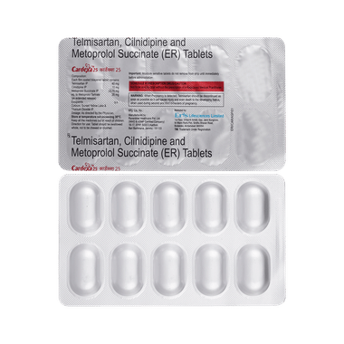 Cardexa 10mg/25mg/40mg Tablet ER