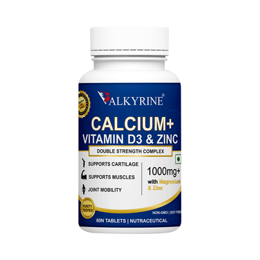 Valkyrine Calcium+ Vitamin D3 & Zinc Tablet
