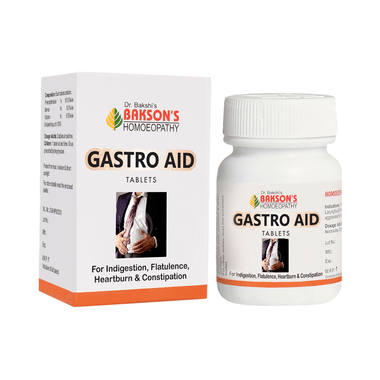 Bakson's Homeopathy Gastro Aid Tablet