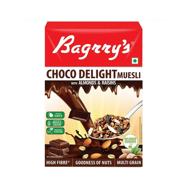 Bagrry's Choco Delight Muesli With Almonds & Raisins