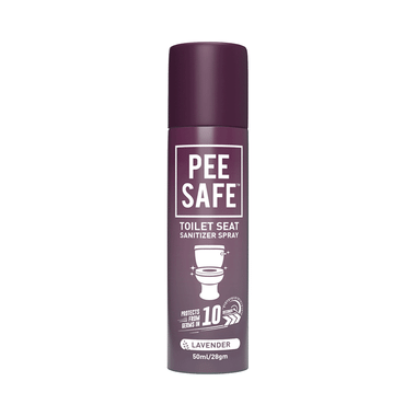 Pee Safe Toilet Seat Sanitizer Spray Lavender