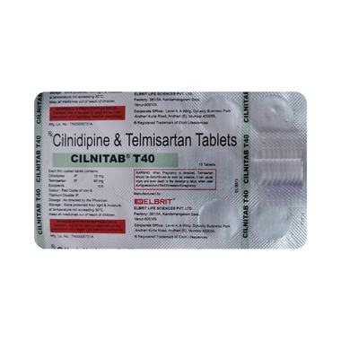 Cilnitab T 40 Tablet