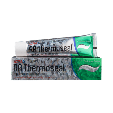 RA Thermoseal Rapid Action Fluoride Toothpaste | For Sensitive Teeth & Cavity | Flavour Fresh Mint