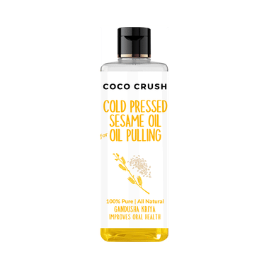 Coco Crush Cold Pressed Sesame Oil For Oil Pulling