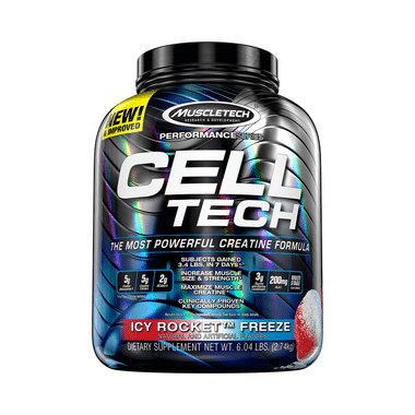 Muscletech Performance Series Cell Tech Creatine Formula Icy Rocket Freeze