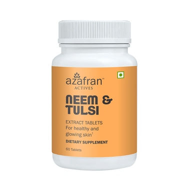 Azafran Actives Neem & Tulsi Extract Tablet
