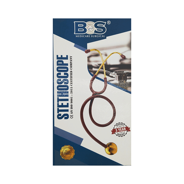 Bos Medicare Surgical Micro Tone Model (Bosm 18) Stethoscope Brown