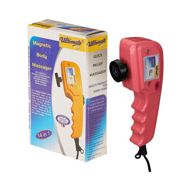 Crescent Ultimate Mini 14 In 1 Magnetic Body Massager Pink