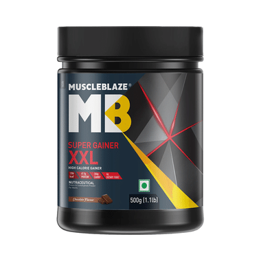 MuscleBlaze Super Gainer XXL For Muscle Growth | No Added Sugar | Chocolate