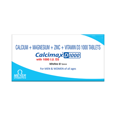 Calcimax D 1000mg Tablet