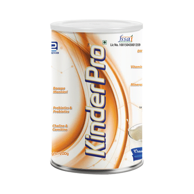 Evexia KinderPro With Bacopa Monnieri & Omega 3 | For Children's Gut Health, Growth & Immunity | Flavour Vanilla Powder