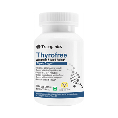 Trexgenics Thyrofree Thyroid Support Veg Capsule
