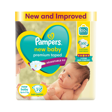 Pampers Taped New Baby Diaper NB