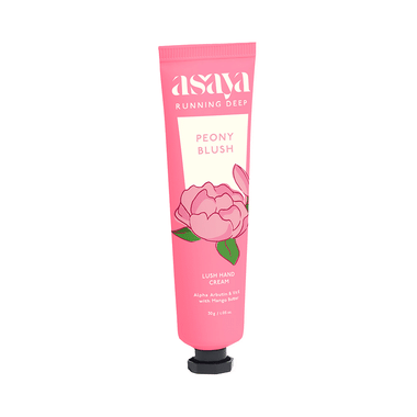 Asaya Running Deep Lush Hand  Cream Peony Blush