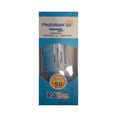 Photoban Photoban SPF 50 Aqua Sunscreen PA+++ | UVA & UVB Protection Gel
