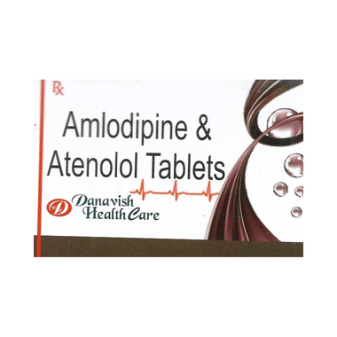 Danavish Amlodipine+Atenolol 5mg/50mg Tablet