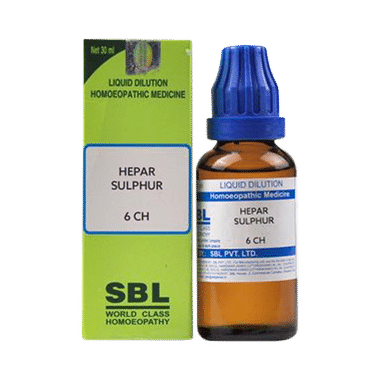 SBL Hepar Sulphur Dilution 6 CH