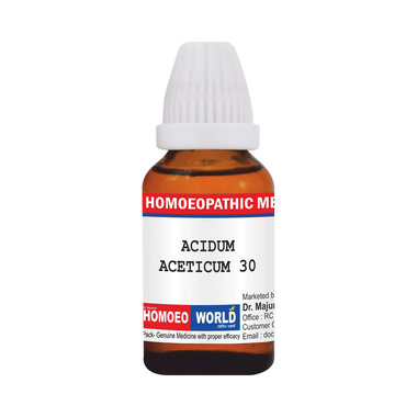 Dr. Majumder Homeo World Acidum Aceticum Dilution 30