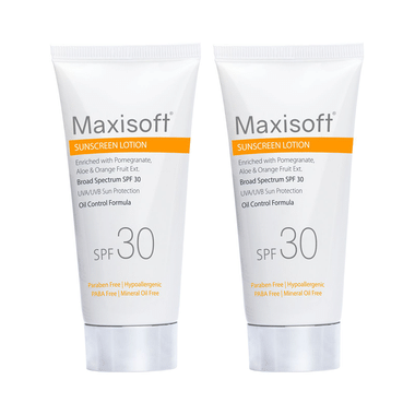 Maxisoft Sunscreen Lotion (50ml Each) SPF 30