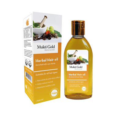 Axiom Mukti Gold Herbal Hair Oil