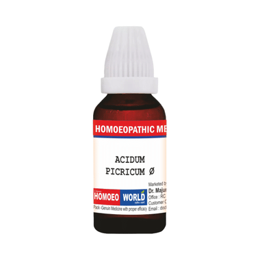 Dr. Majumder Homeo World Acidum Picricum Q Mother Tincture (30 Ml Each)