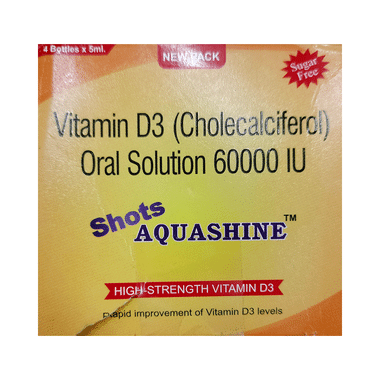 Aquashine Shots Oral Solution Sugar Free