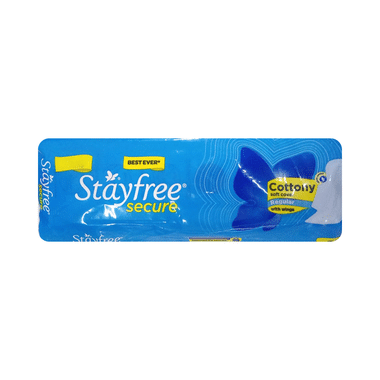 Stayfree Secure Cottony Soft with Wings Pads Regular