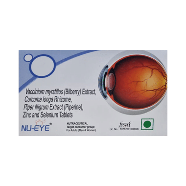 NU-Eye Bilberry Extract & Essential Minerals Tablet