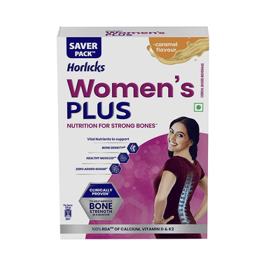 Horlicks Women's Plus Nutrition For Strong Bones Caramel