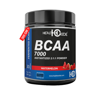 HealthOxide BCAA 7000 Instantized 2:1:1 Powder Watermelon