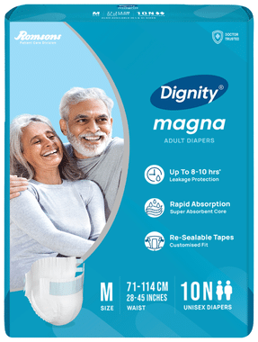 Adults Dignity Overnight Pull Up Adult Diapers, Size: M/L, 10 Pieces at Rs  560/pack in New Delhi