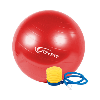 Joyfit Yoga Ball With Inflation Pump Red Medium