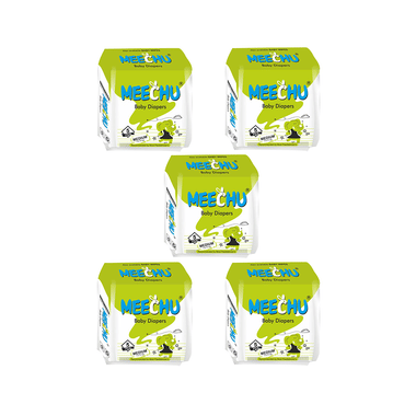 Meechu Baby Diaper (5 Each) Medium