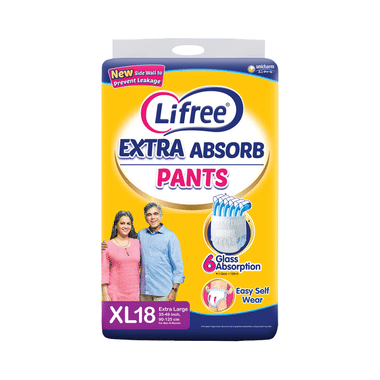 Lifree Absorbent Pants - Unisex Adult Diaper | Size XL