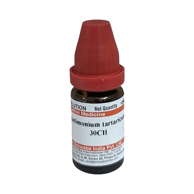 Dr Willmar Schwabe India Antimonium Tartaricum Dilution 30 CH