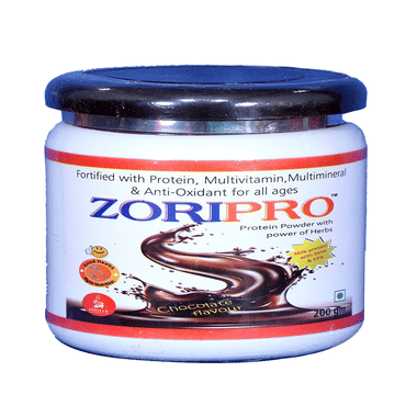 Zoripro Protein Powder With Power Of Herbs (200gm Each) Chocolate