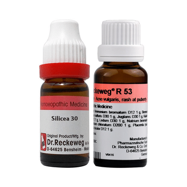 Dr. Reckeweg Pimples Care Combo (R53 + Silicea Terra Dilution 30CH)