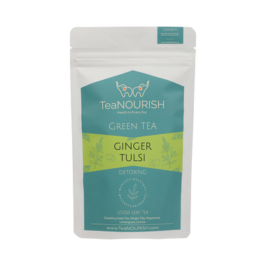 TeaNourish Ginger Tulsi Green Tea