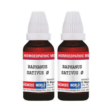 Dr. Majumder Homeo World  Raphanus Sativus Mother Tincture (30ml Each) Q