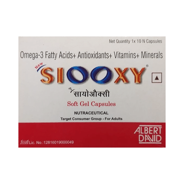 Siooxy Soft Gelatin Capsule