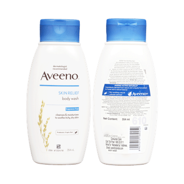 Aveeno Skin Relief Body Wash | For Itchy, Dry Skin | Fragrance-Free