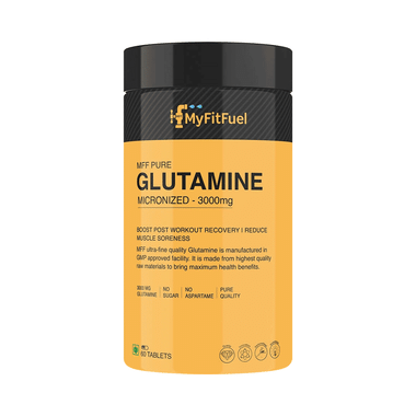 MyFitFuel Glutamine Micronized 3000mg Tablet