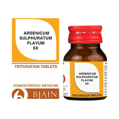 Bjain Arsenicum Sulphuratum Flavum Trituration Tablet 6X