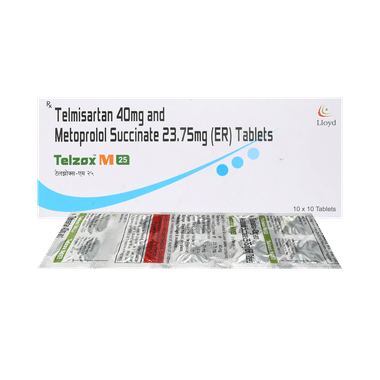 Telzox M 40mg/25mg Tablet ER