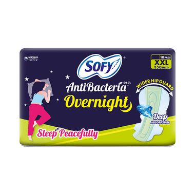 Sofy AntiBacteria 99.9% Sanitary Pads XXL Overnight