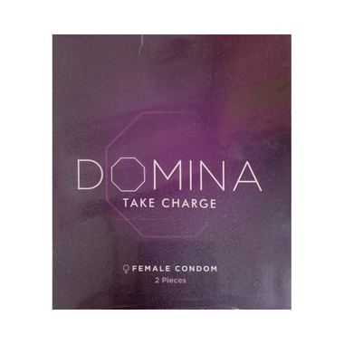 Pee Safe Domina Take Charge Female Condom (2 Each) with Disposable Bags