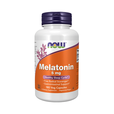 Now Melatonin 5mg Vegetarian Capsule