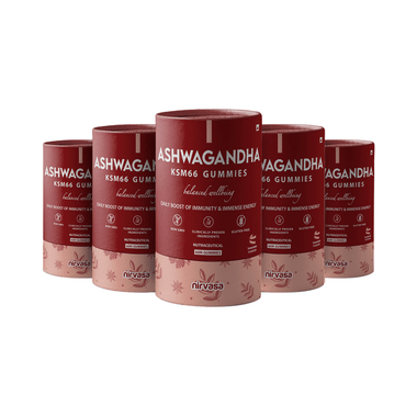 Nirvasa Ashwagandha KSM66 Gummies (60 Each)