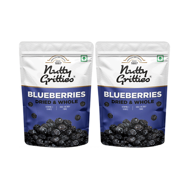 Nutty Gritties Blueberries Dried And Whole (150gm Each)